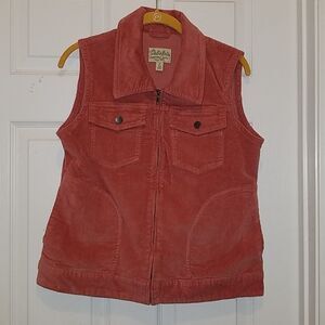Cabela's corduroy  vest Sz M  excellent condition
